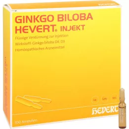GINKGO BILOBA HEVERT Injecte des ampoules, 100 pc