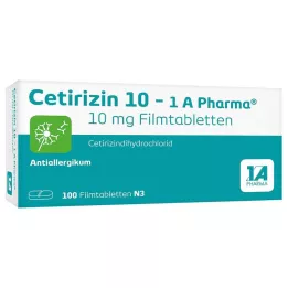 CETIRIZIN 10-1A Pharma film-coated tablets, 100 pcs