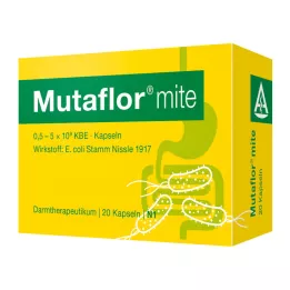 MUTAFLOR mite gastro-resistant hard capsules, 20 pcs