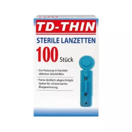 GLUCO TEST Lancets, 100 pcs