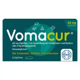 VOMACUR 40 suppositories, 5 pcs