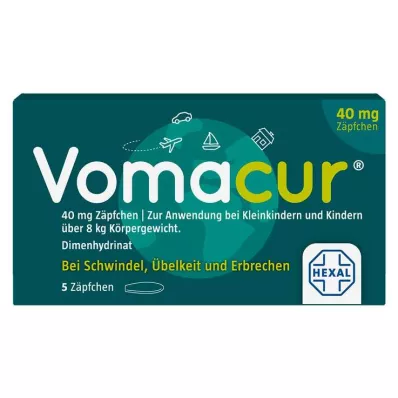VOMACUR 40 suppositories, 5 pcs