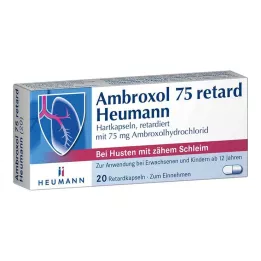 AMBROXOL 75 retard Heumann capsules, 20 pcs