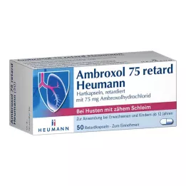 AMBROXOL 75 retard Heumann capsules, 50 pcs