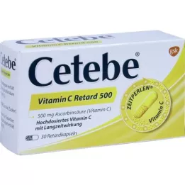 CETEBE Vitamin C Retardkapseln 500 mg, 30 St