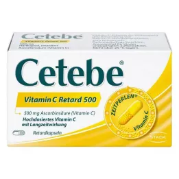 CETEBE Vitamin C sustained-release capsules 500 mg, 60 pcs