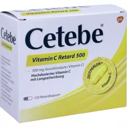 CETEBE Vitamin C Retardkapseln 500 mg, 120 St
