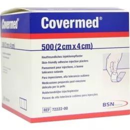 COVERMED Injection plaster 2x4 cm, 500 pcs