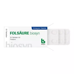 FOLSÄURE 5 mg tablets, 50 pcs
