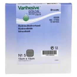 VARIHESIVE Extra thin 15x15 cm HKV Hydroactive, 5 pcs