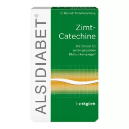 ALSIDIABET Cinnamon Catechins for Diabetic Type II Capsules, 30 pcs