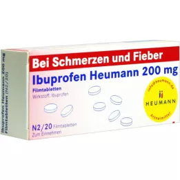 IBUPROFEN Heumann 200 mg film-coated tablets, 20 pcs
