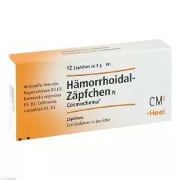 HÄMORRHOIDAL Suppositories N Cosmochema, 12 pcs