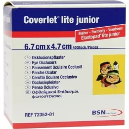COVERLET Lite Junior eye -clever fan 47x67 mm, 40 pcs