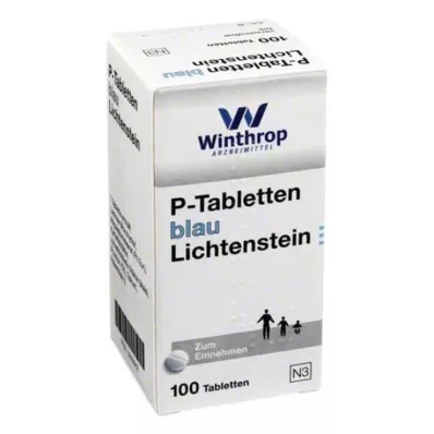 P TABLETTEN blue 8 mm pitch, 100 pcs P TABLETTEN blue 8 mm pitch, 100 pcs