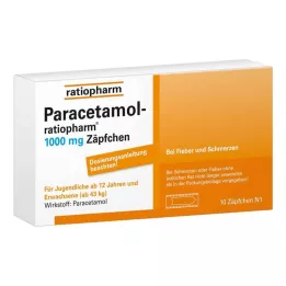 PARACETAMOL-ratiopharm 1,000 mg suppositories, 10 pcs