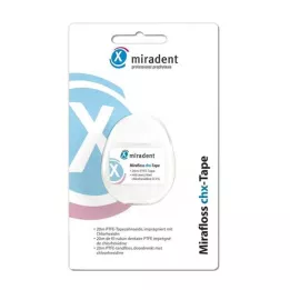 MIRADENT Dental floss Mirafloss Tape CHX 20 m, 1 pcs
