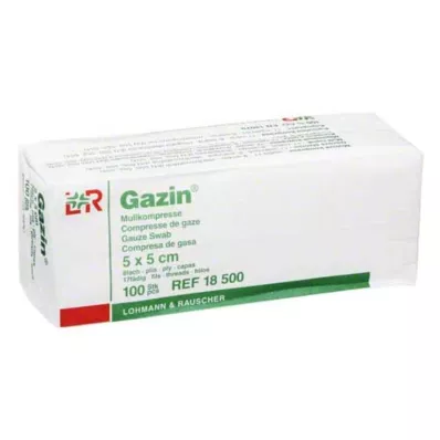 GAZIN Gauze comp.5x5 cm non-sterile 8-fold operation, 100 pcs