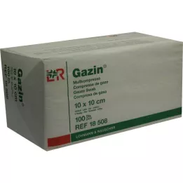 GAZIN Gauze comp. 10x10 cm non-sterile 16-fold operation, 100 pcs