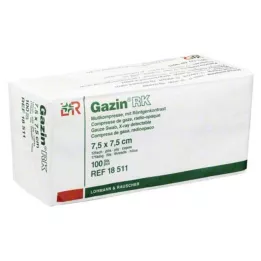 GAZIN Gauze comp. 7.5x7.5 cm non-sterile 12-fold RK, 100 pcs