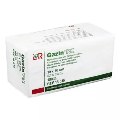 GAZIN Gauze comp. 10x10 cm non-sterile 16-fold RK, 100 pcs