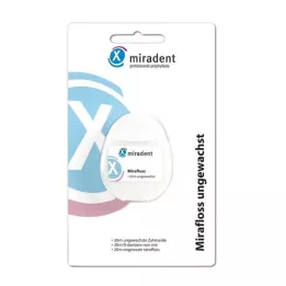 MIRADENT Dental floss Mirafloss unwaxed 20 m, 1 pcs