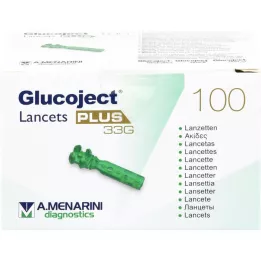 GLUCOJECT Lance PLUS 33 G, 100 szt