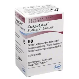 COAGUCHEK Softclix Lancet, 50 pcs