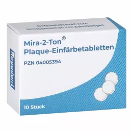 MIRA 2 Tone Plaque Coloring Tablets, 10 pcs