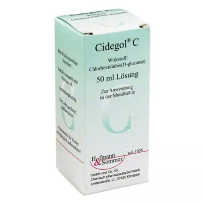 CIDEGOL C solution, 50 ml CIDEGOL C solution, 50 ml