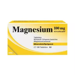 MAGNESIUM 100 mg Jenapharm tablets, 100 pcs