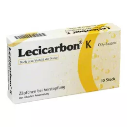 LECICARBON K CO2 Laxans childrens suppositories, 10 pcs