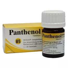PANTHENOL 100 mg Jenapharm tablets, 20 pcs