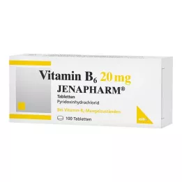 VITAMIN B6 20 mg Jenapharm tablets, 100 pcs