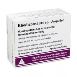 RHODIZONSÄURE cp.Ampoules Injection solution, 10X2 ml
