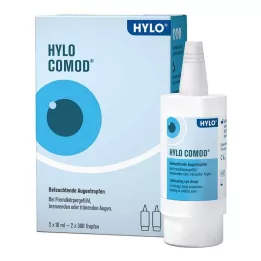 HYLO-COMOD Eye drops, 2X10 ml