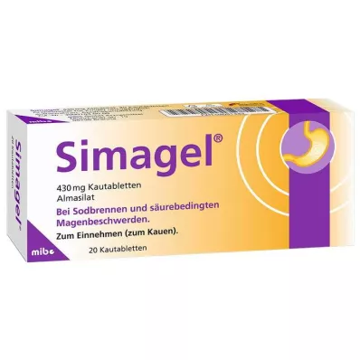 SIMAGEL Chewable tablets, 20 pcs