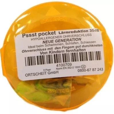 PSSST Pocket ear lock colorful, 4 pcs