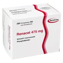 RENACET 475 mg film -coated tablets, 200 pcs