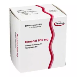 RENACET 950 mg film -coated tablets, 200 pcs