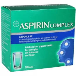 ASPIRIN COMPLEX Btl.m.Gran.z.Herst.e.Susp.z.Einn., 20 St