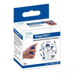 FINGERFLEX 2.5 cmx4.5 m blue latex-free, 1 piece
