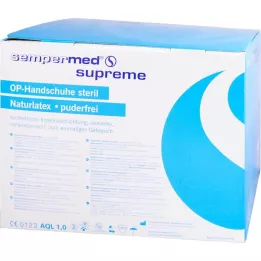 SEMPERMED Supreme OP-Gloves sterile powder-free size 8.5, 50X2 pcs