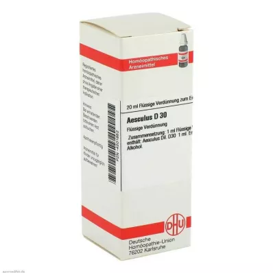 AESCULUS D 30 Dilution, 20 ml AESCULUS D 30 Dilution, 20 ml