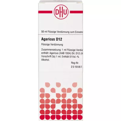 AGARICUS D 12 Dilution, 50 ml AGARICUS D 12 Dilution, 50 ml