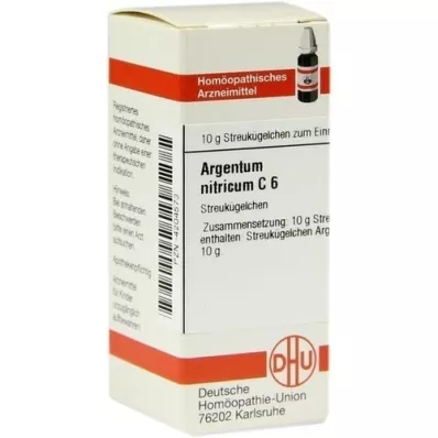 ARGENTUM NITRICUM C 6 Globuli, 10 g