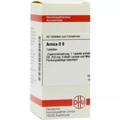 ARNICA D 8 tablets, 80 pcs