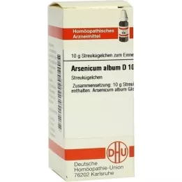 ARSENICUM ALBUM D 1000 globules, 10 g