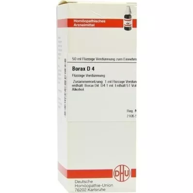 BORAX D 4 Dilution, 50mL