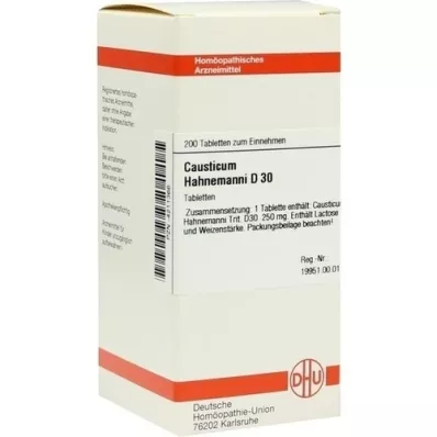 CAUSTICUM HAHNEMANNI D 30 tablets, 200 pcs CAUSTICUM HAHNEMANNI D 30 tablets, 200 pcs